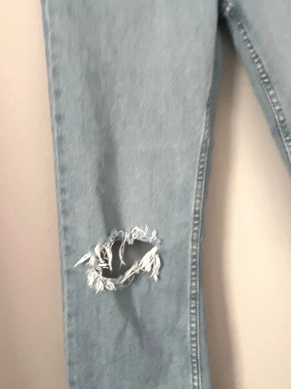 Everlane Light Blue Boyfriend Straight Jeans 26